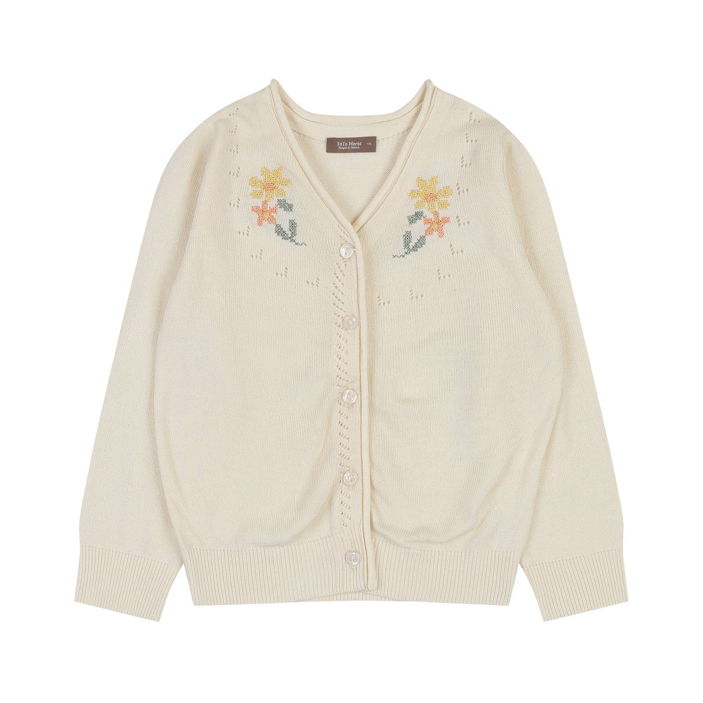 Floral Embroidery Cardigan