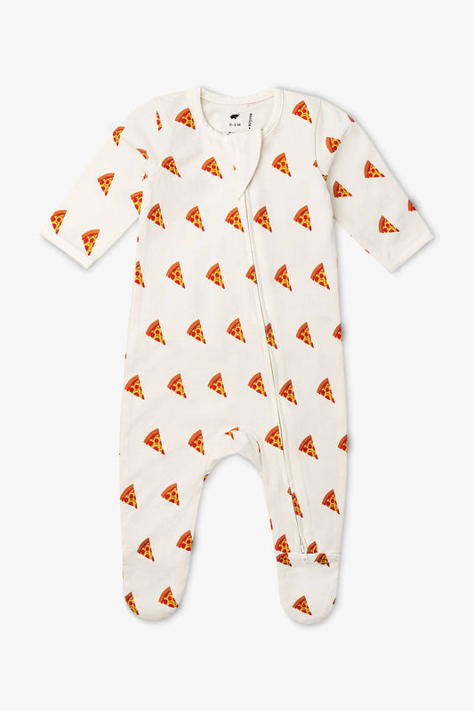 Zipper One-Piece- Tiny Pizza