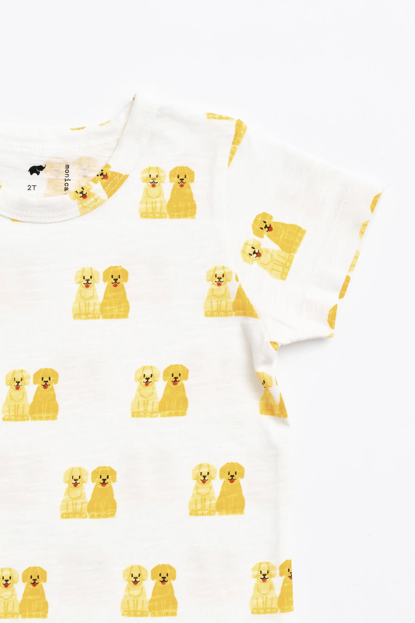 Toddler/Baby Short Sleeve Crewneck Tee- Puppy BFFs