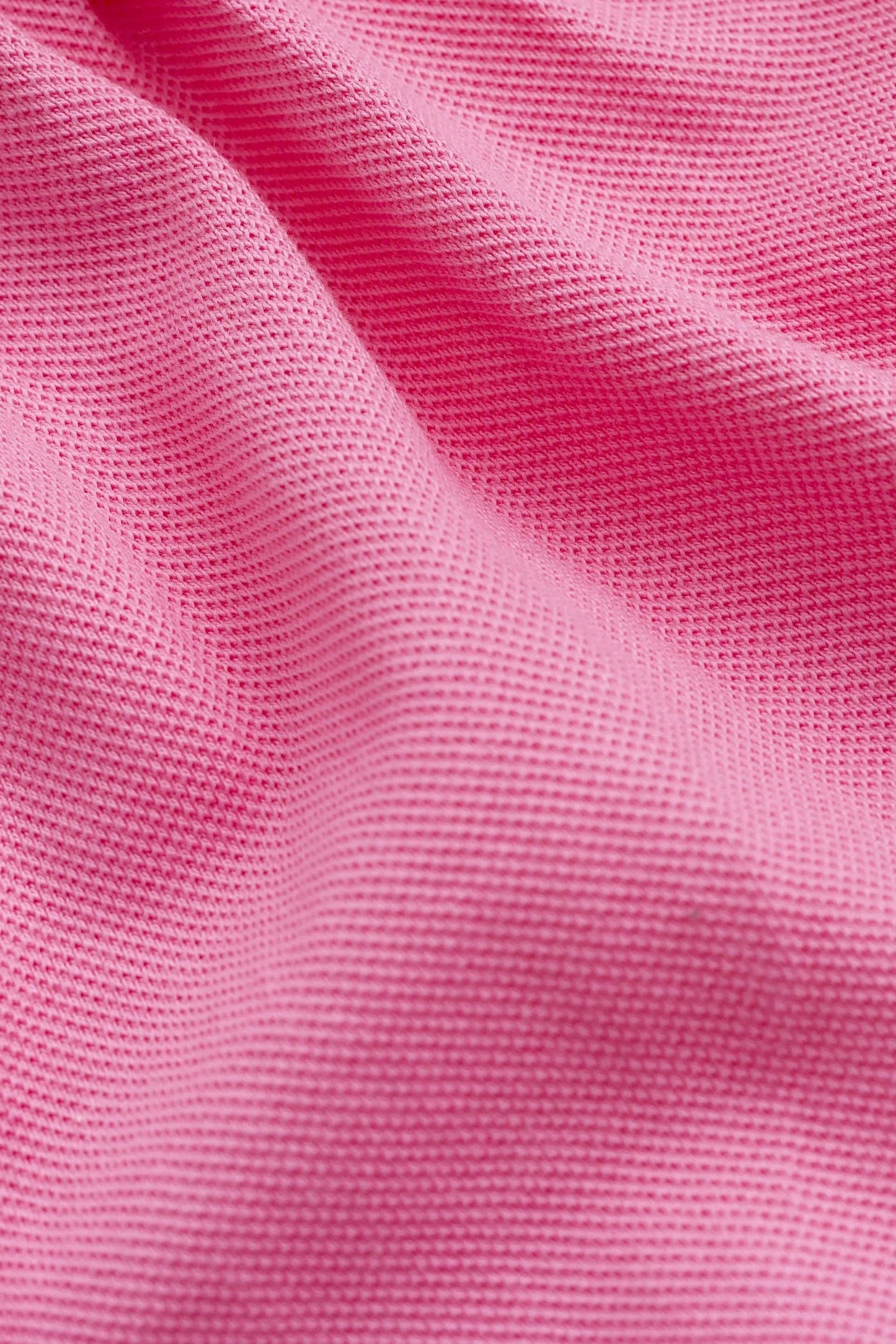 Baby Polo Dress Bodysuit- Hot Pink