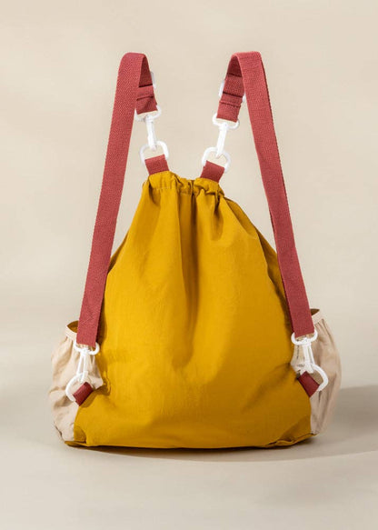 Washable Nylon Gym Bag - Golden Hour
