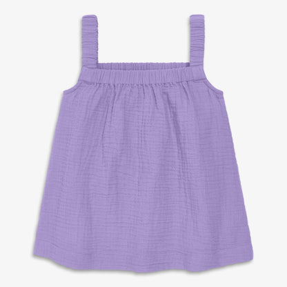 Kids cotton gauze tank