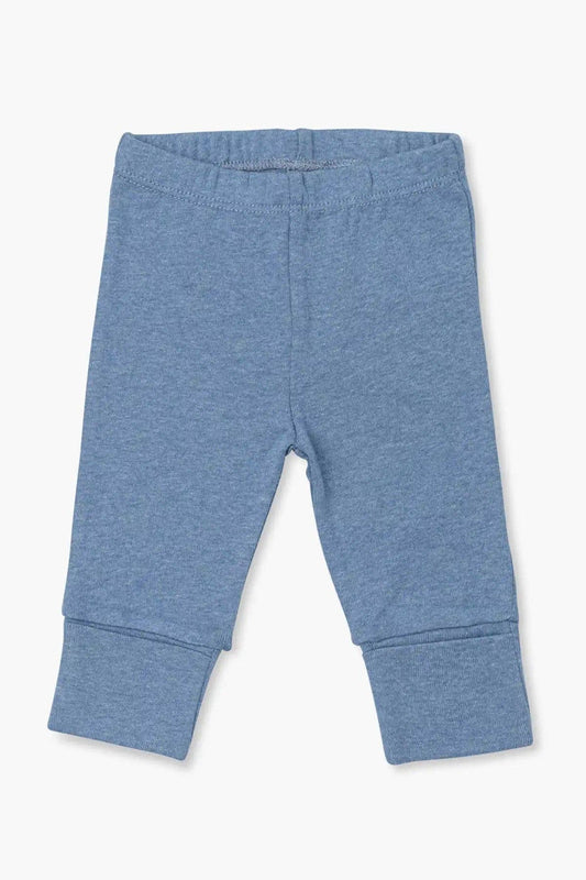 Hello Baby Pant - Light Blue Heather