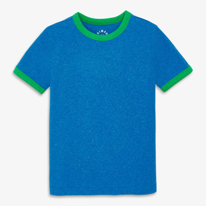 Kids heathered ringer tee: Goldfish / In stock / 5