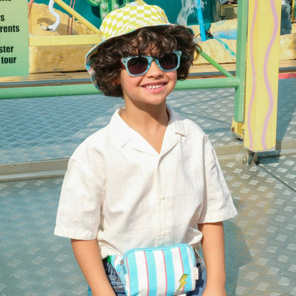 Lightning Stripe Reversible Bucket Hat 3-6 Years