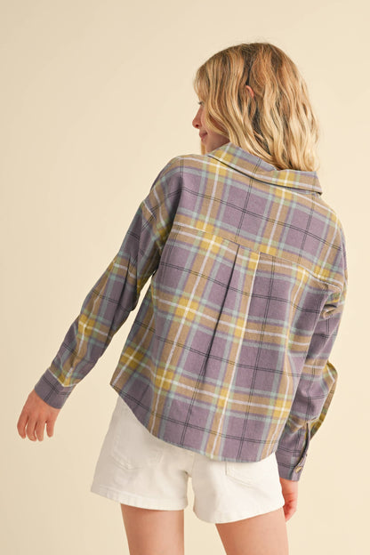 TWEEN KIDS GIRLS TWO POCKET SHORT SHIRT (7-14) (Copy)