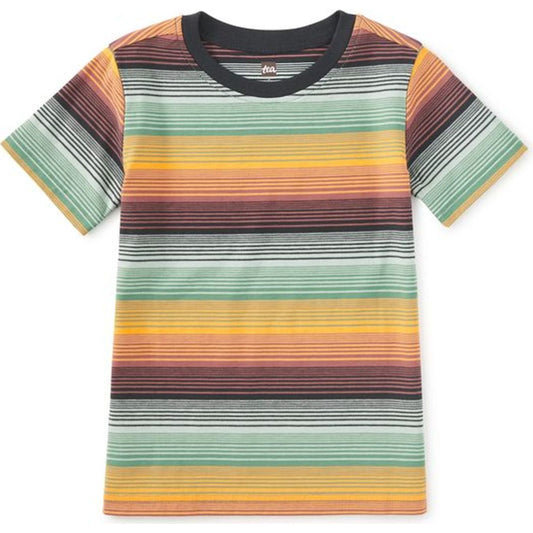 Orange Zest Striped Tee