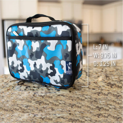 Blue Camo Lunch Box