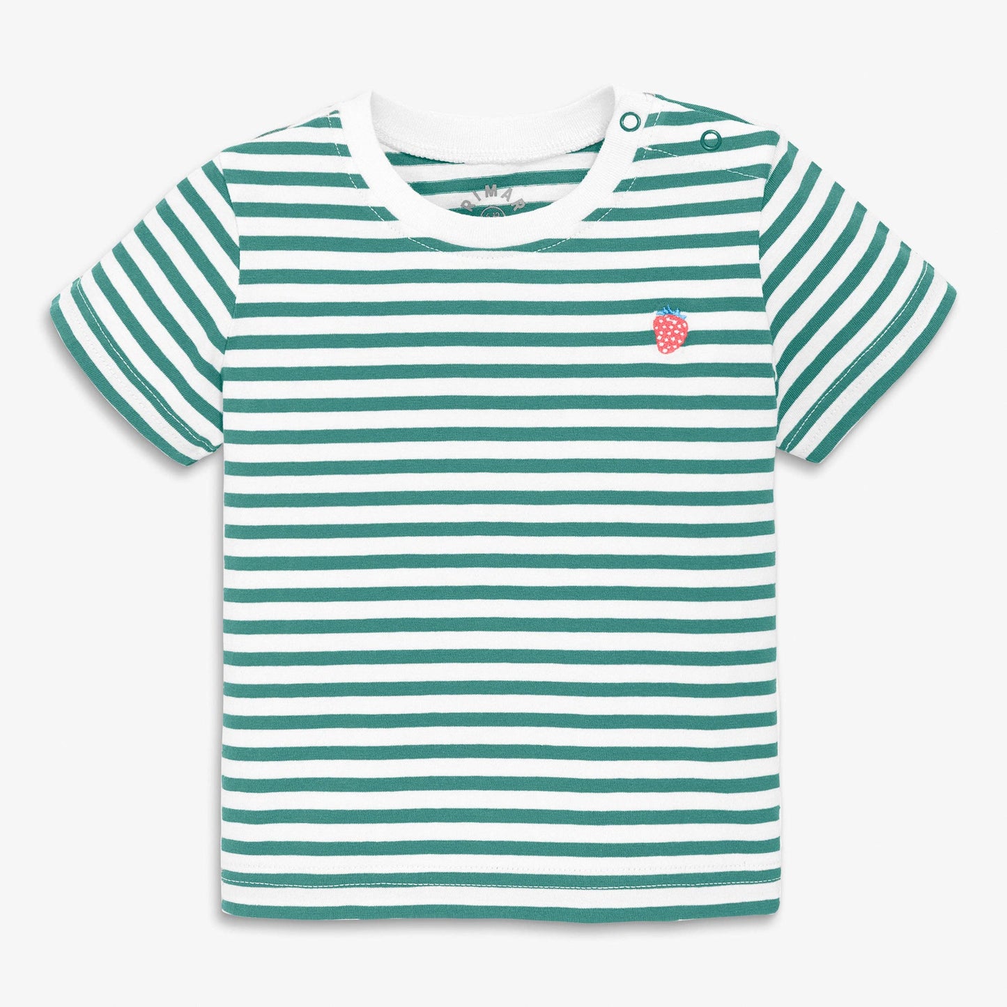 Baby embroidered stripe tee