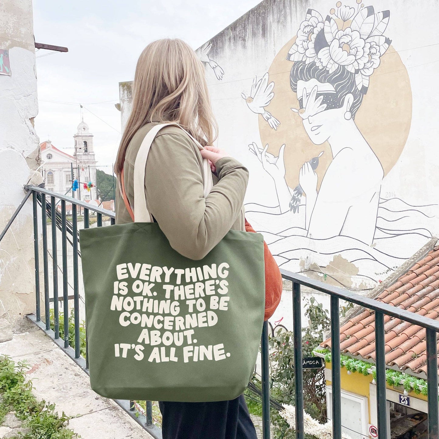 Everything is OK - Canvas Tote Bag