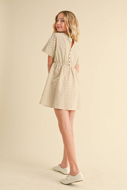 DROP SHOULDER S/S MINI DRESS