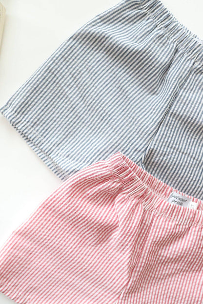 Kids Striped Pull-On Shorts