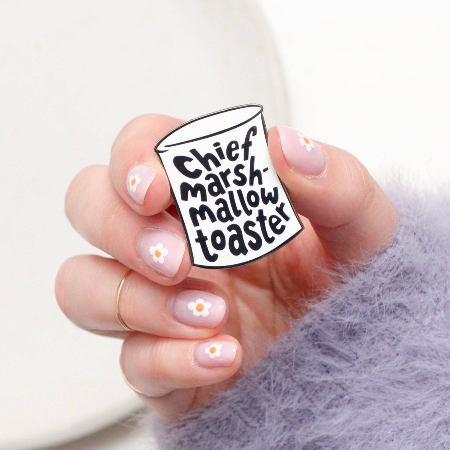 Chief Marshmallow Toaster - Enamel Pin