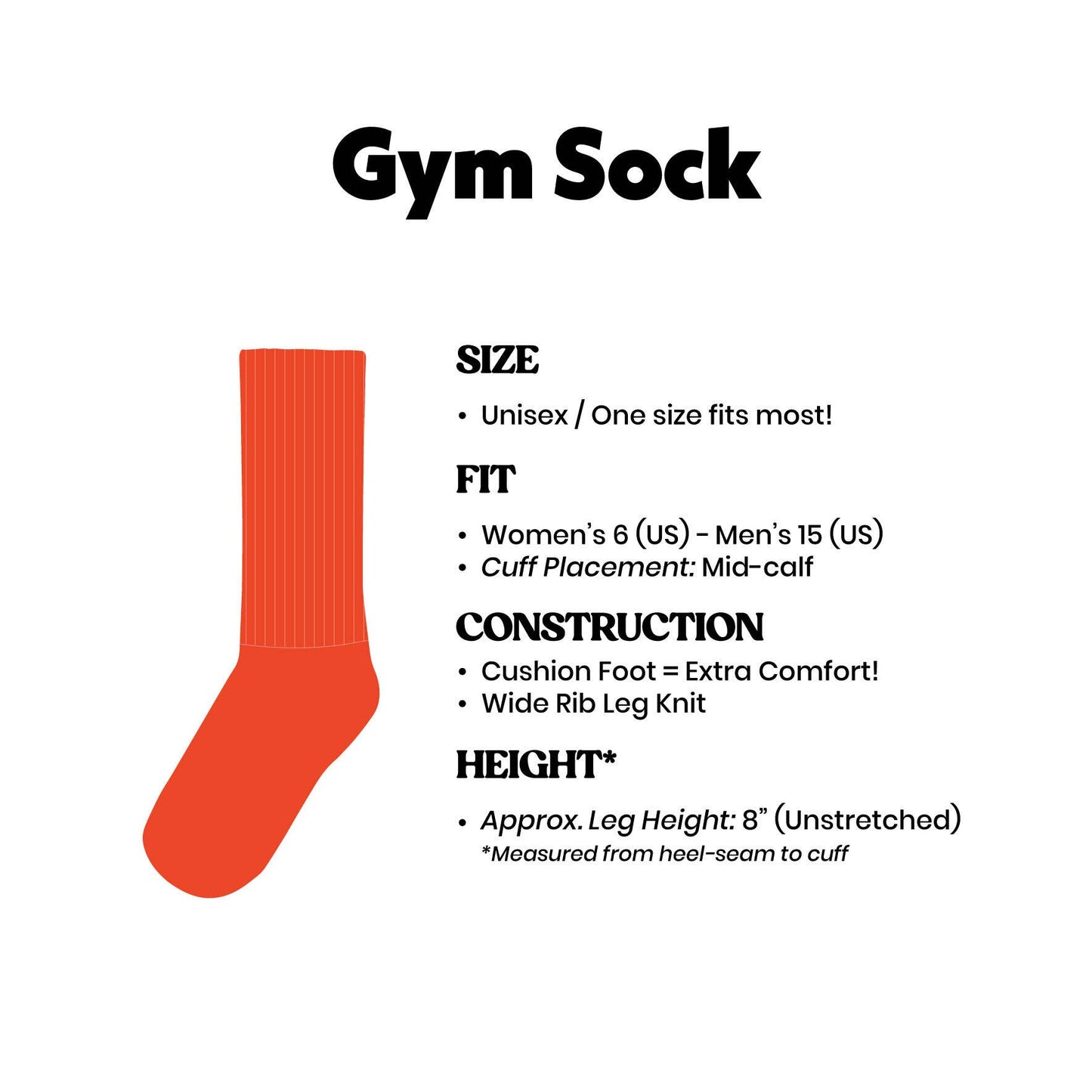 Champ Gym Crew Socks