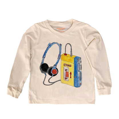 Cassette Player - Kids Organic Tee/Long Sleeve