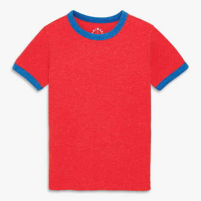 Kids heathered ringer tee