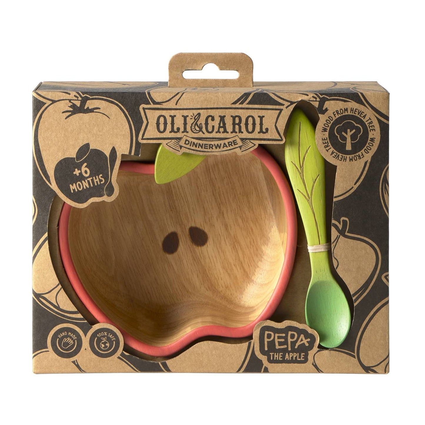 Pepa the Apple Bowl & Spoon Set