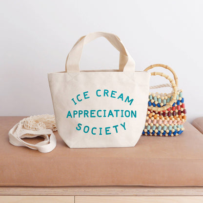 Ice Cream Appreciation Society - Little Canvas Bag