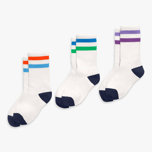 Kids athletic sock 3-pack