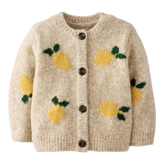 Lemon Baby Cardigan Sweater